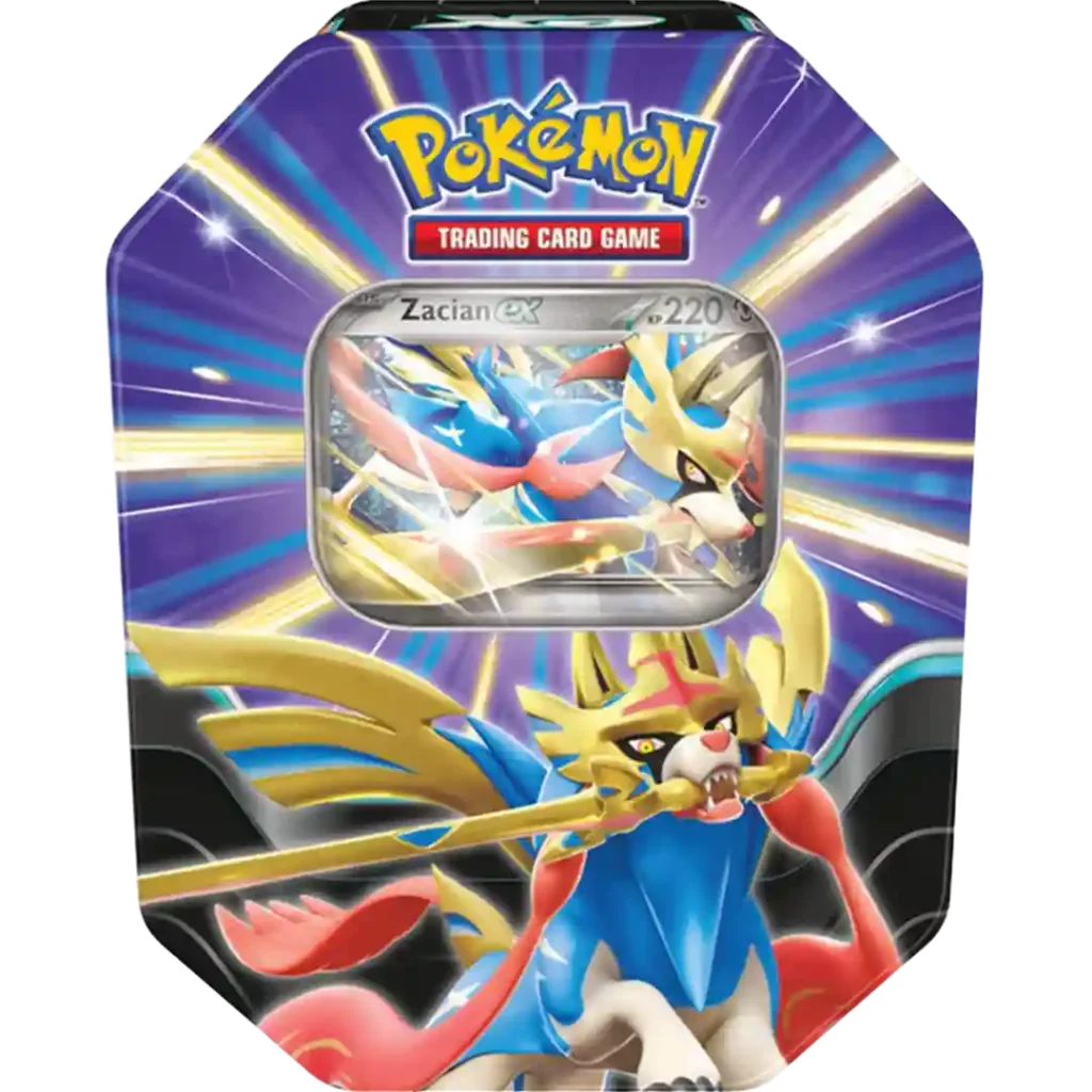 Pokémon Card Game Schlagkräftige Legenden Zacian EX Tin Box - DE