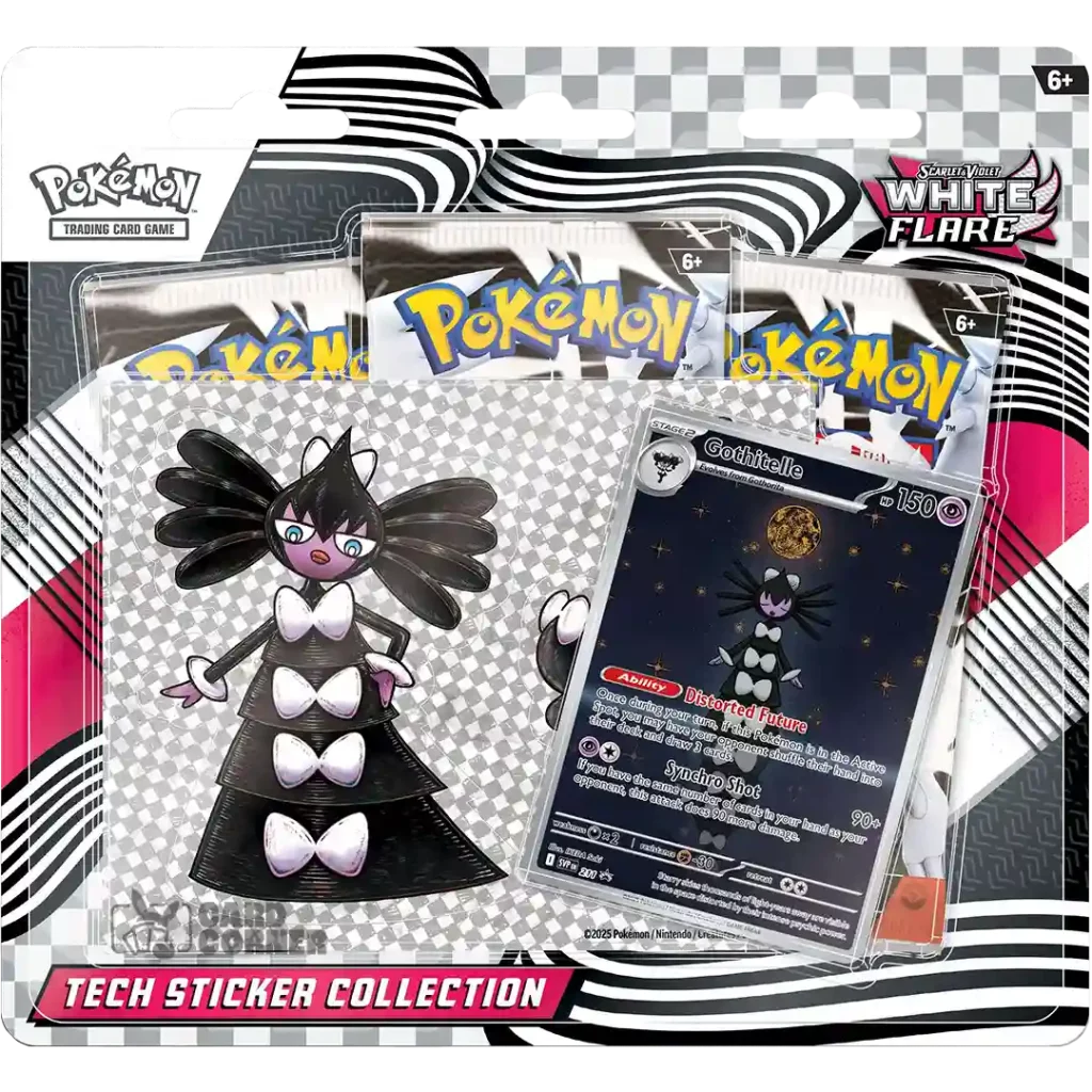 Pokémon Card Game White Flare - Tech Sticker Collection