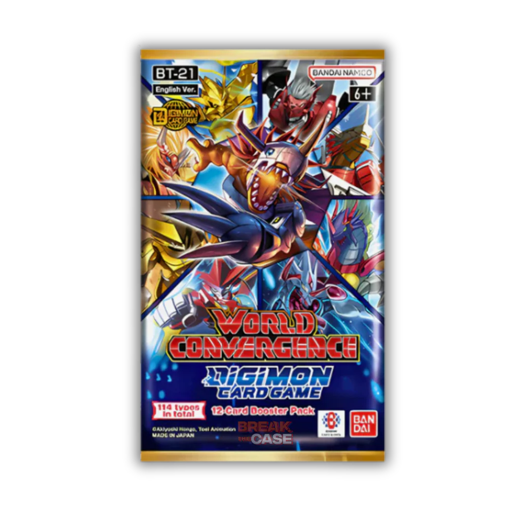 Digimon Card Game BT21 World Convergence Booster Display – ENG