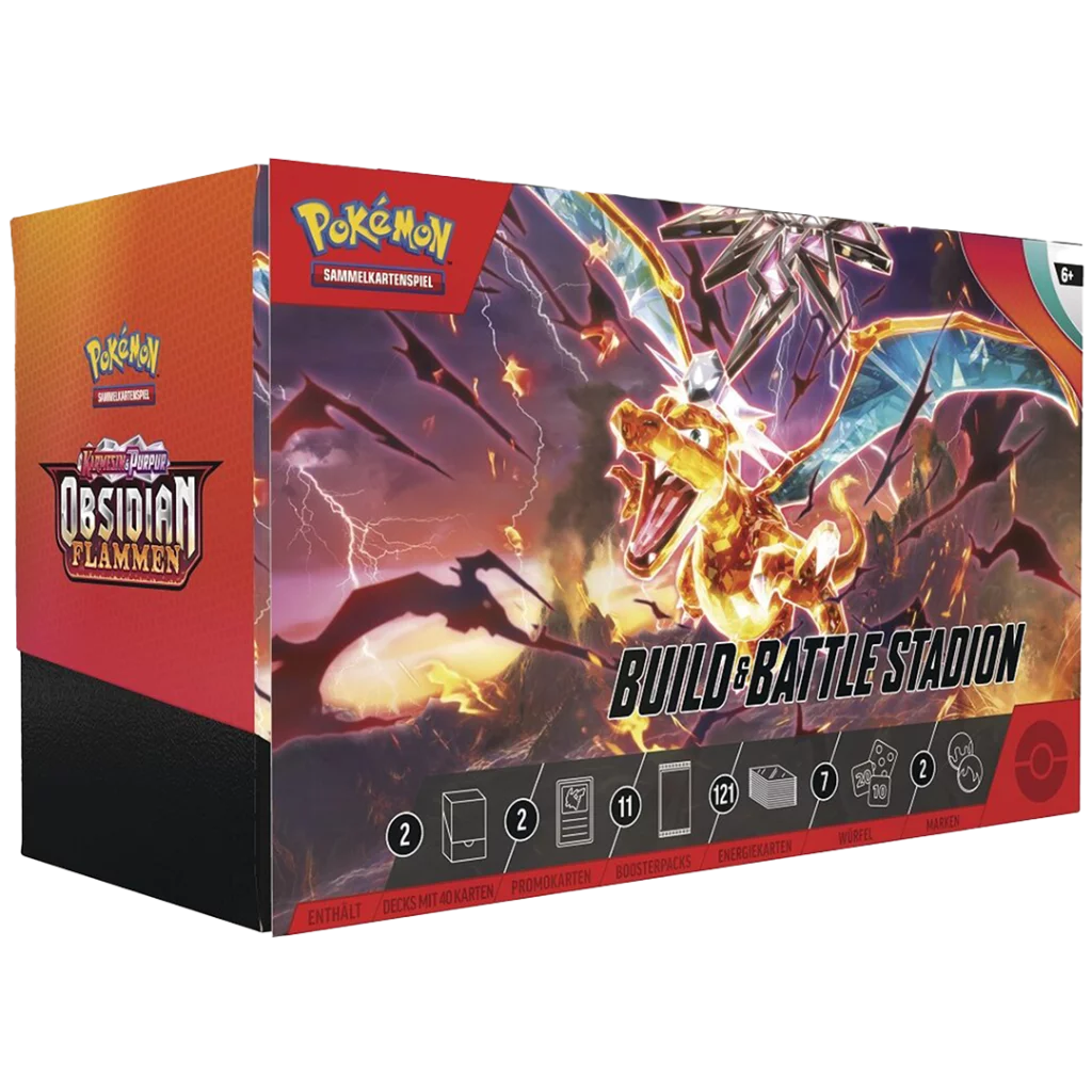 Pokémon Card Game Obsidianflammen - Build & Battle Stadion DE