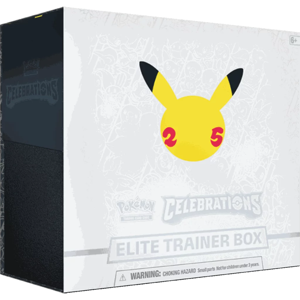 Pokémon - 25 Jahre Jubiläums Box - Celebrations Top-Trainer Box - DE
