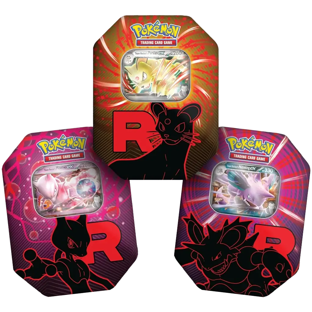 POKÉMON TEAM ROCKET FALL EX TIN EINZELN (1) ZUFÄLLIG - ENG
