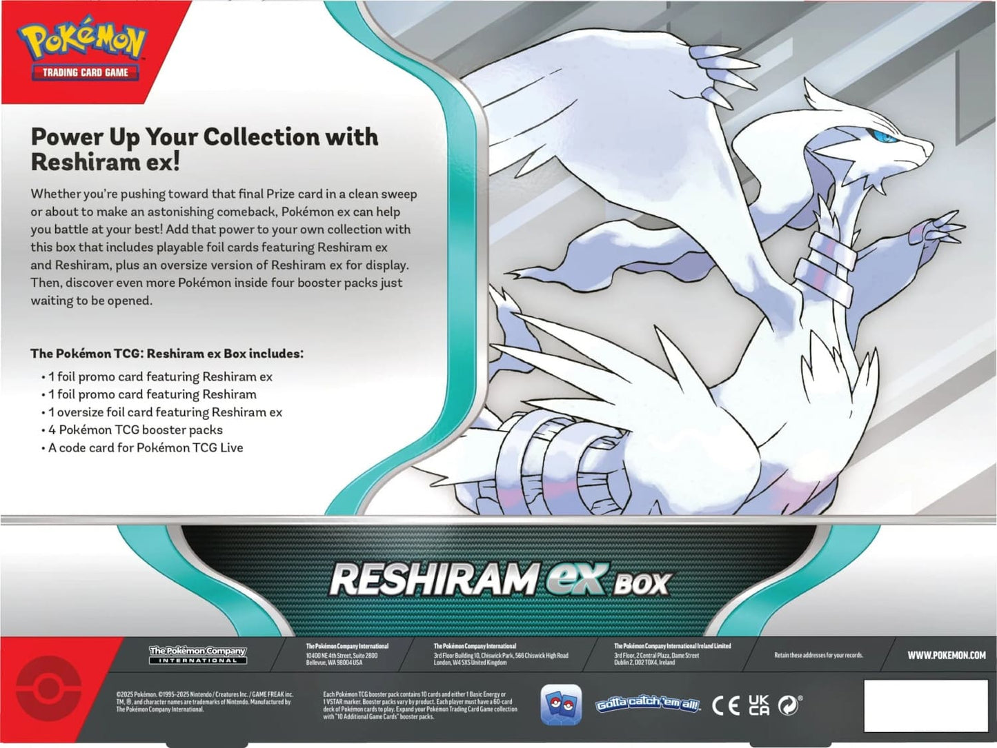 Pokémon Reshiram EX Kollektion - DE