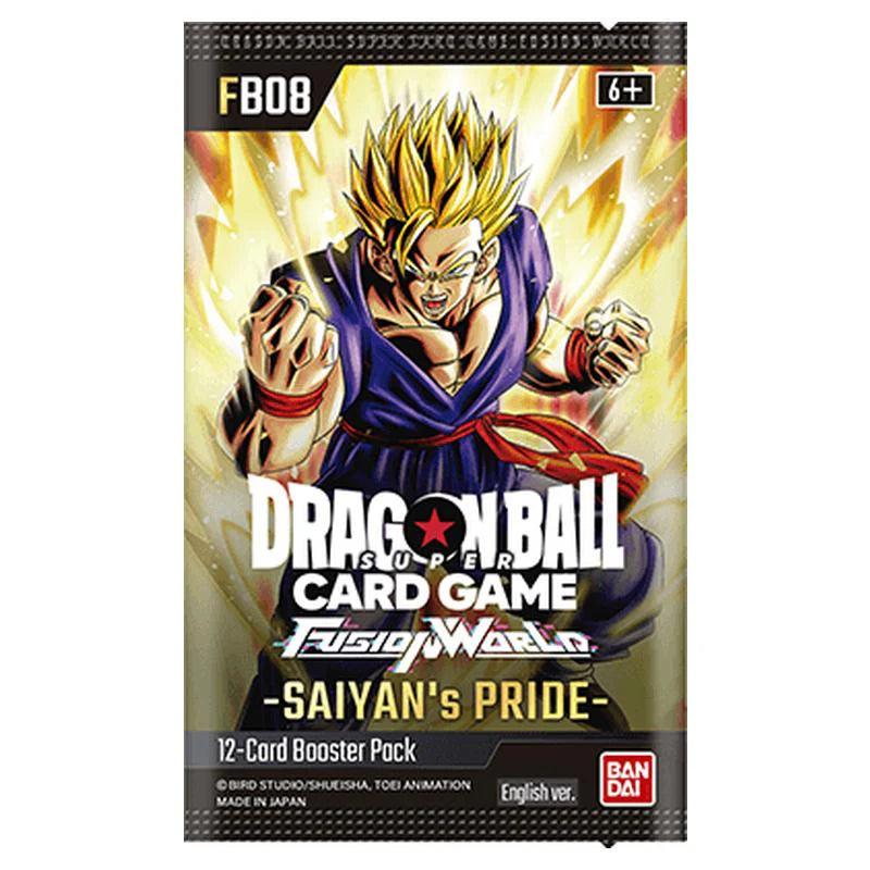 Dragon Ball Super Card Game - Fusion World - FB08 - Saiyan's Pride - Display - ENG (Vorbestellung - Release: 19.12.25)