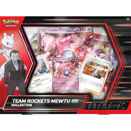Pokémon Card Game - Team Rockets Mewtu-ex Box - DE