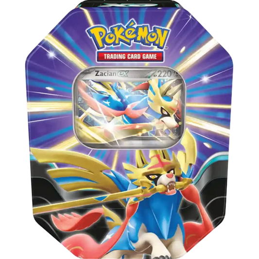 Pokémon Card Game Schlagkräftige Legenden Zacian EX Tin Box - DE