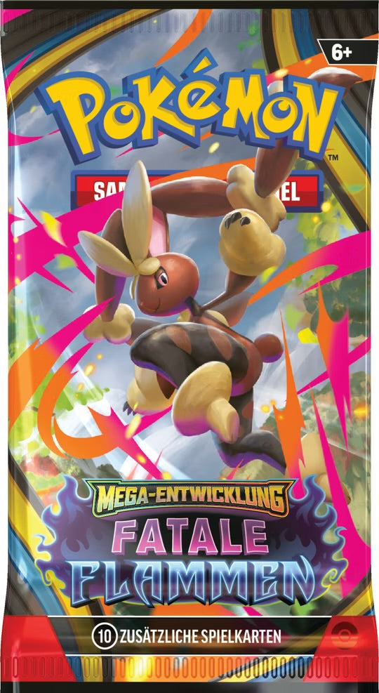 Pokémon ME02 Mega Entwicklung: Fatale Flammen Booster Display - DE