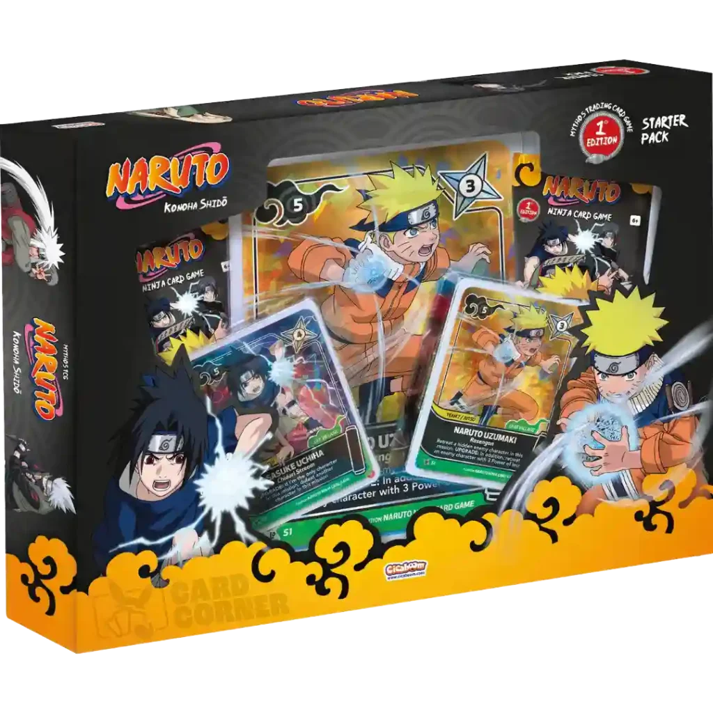 NARUTO MYTHOS CARD GAME - KONOHA SHIDŌ SPECIAL BOX: NARUTO & SASUKE (FIRST EDITION) - ENG