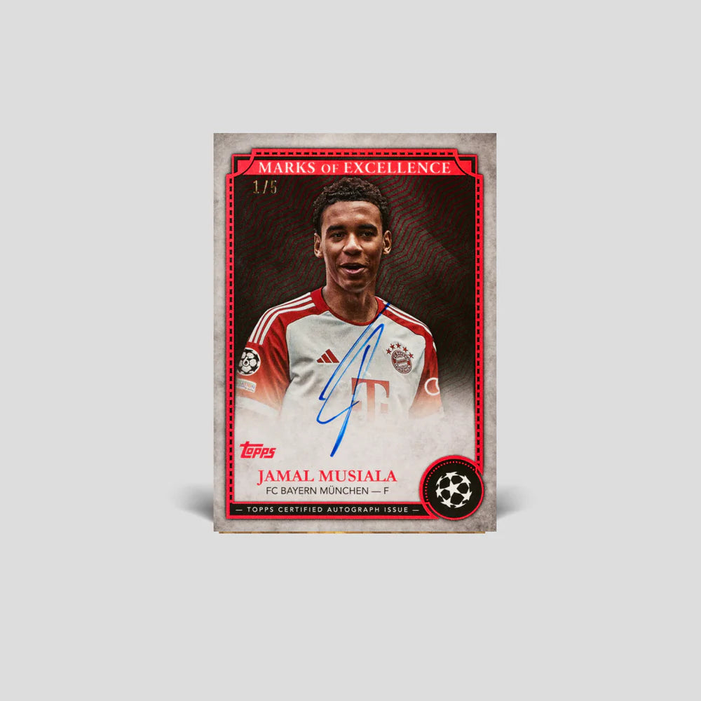 2024-25 Topps Chrome UEFA Club Competitions Hobby Box