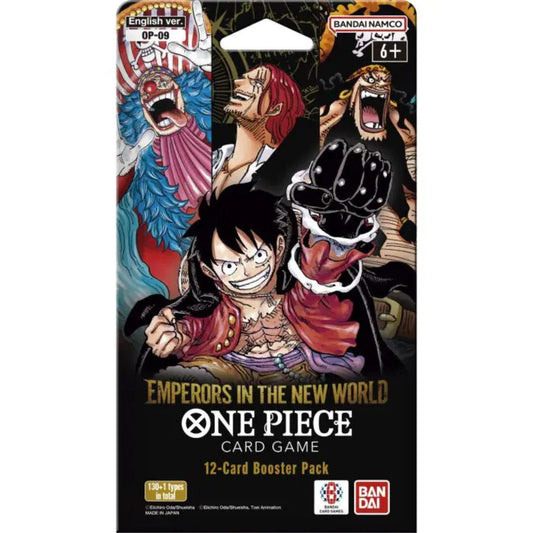 ONE PIECE Card Game OP-09 THE FOUR EMPERORS – SLEEVED BOOSTER - ENG