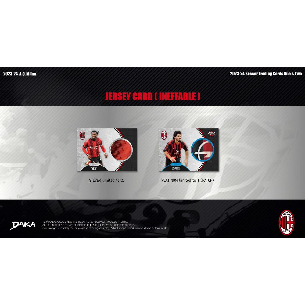 Daka 2023-24 AC Milan Team Set - Hobby Box