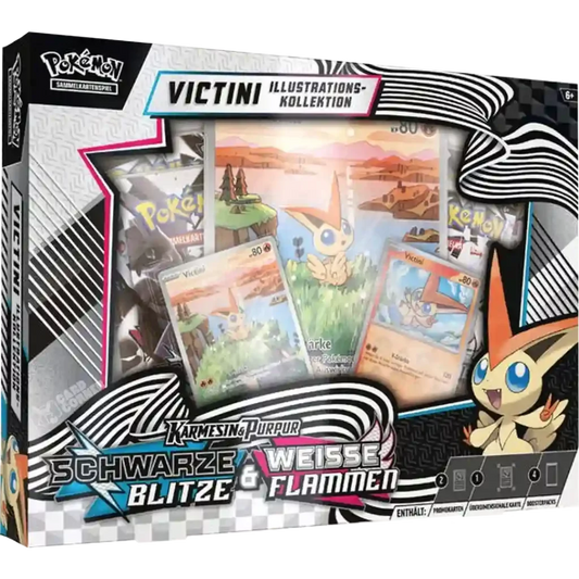 Pokémon Card Game Schwarze Blitze & Weisse Flammen - Victini Illustration Kollektion DE