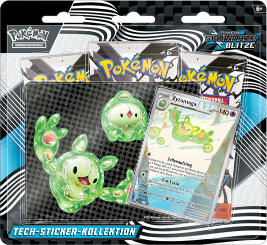 POKÉMON Card Game Tech Sticker Kollektion Karmesin & Purpur Schwarze Blitze KP10.5 - DE