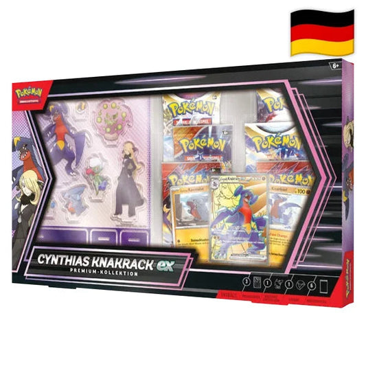 Pokémon Cynthias Knakrack EX - Premium Kollektion - DE