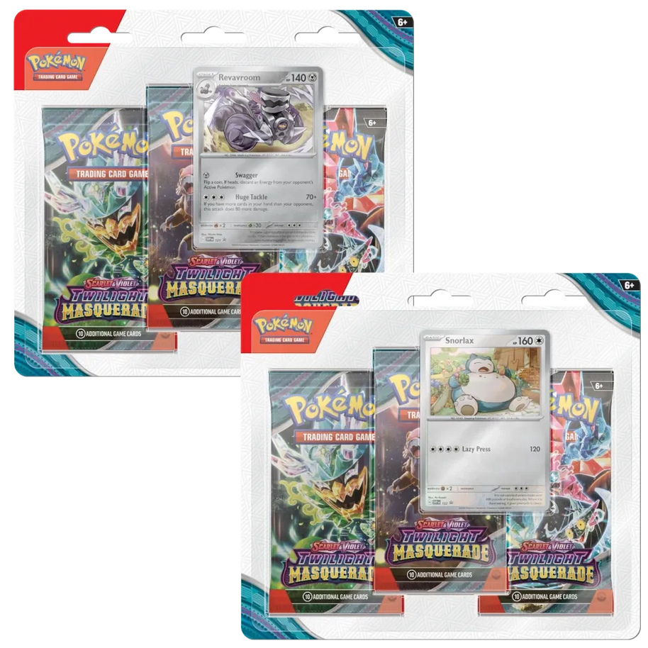 Pokémon Twilight Masquerade (SV06) - 3er Blister - ENG