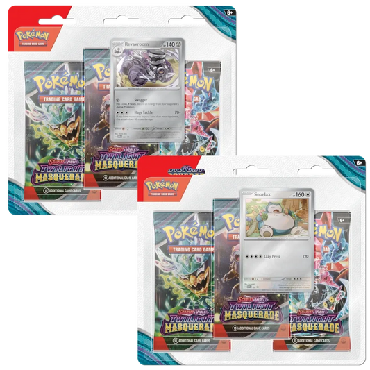 Pokémon Twilight Masquerade (SV06) - 3er Blister - ENG