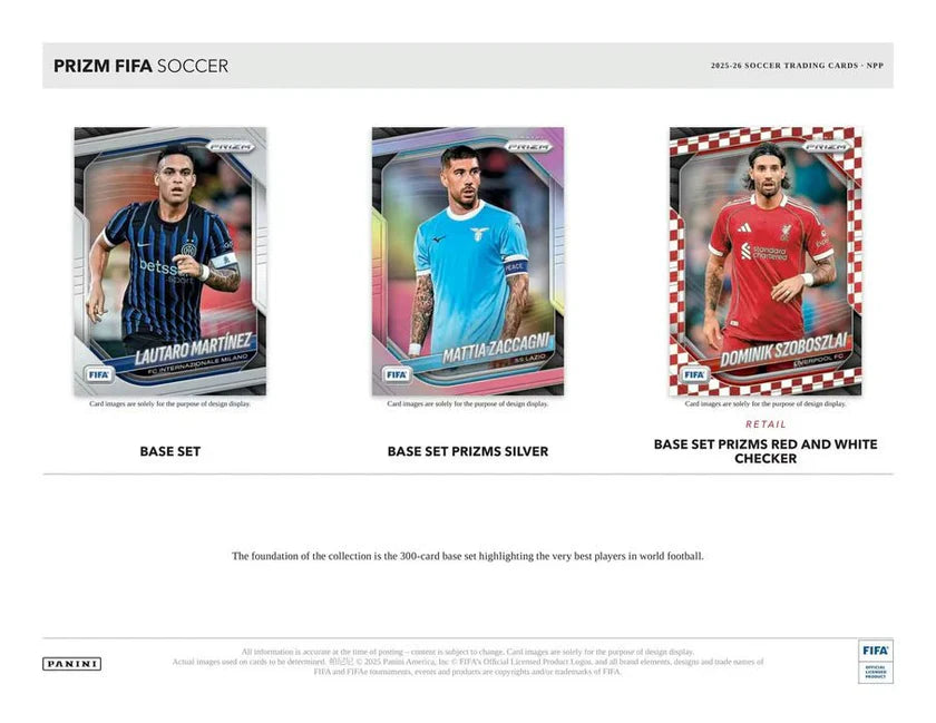 2025-26 Panini Prizm FIFA Soccer Retail Box