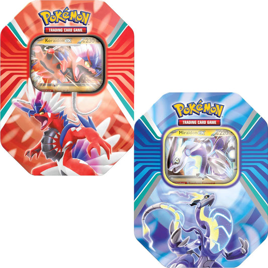 Pokémon Card Game Tin Box Paldea Legends
Koraidon ex / Miraidon ex
1 von 2 zufällige Auswahl - ENG