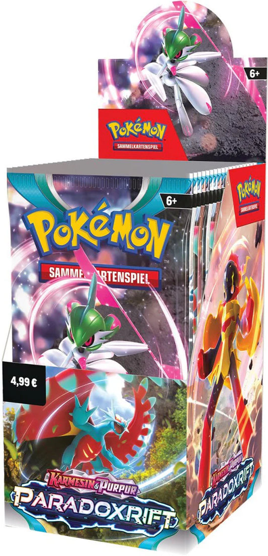 Pokémon Card Game Karmesin & Purpur Paradoxrift Display (18) DE