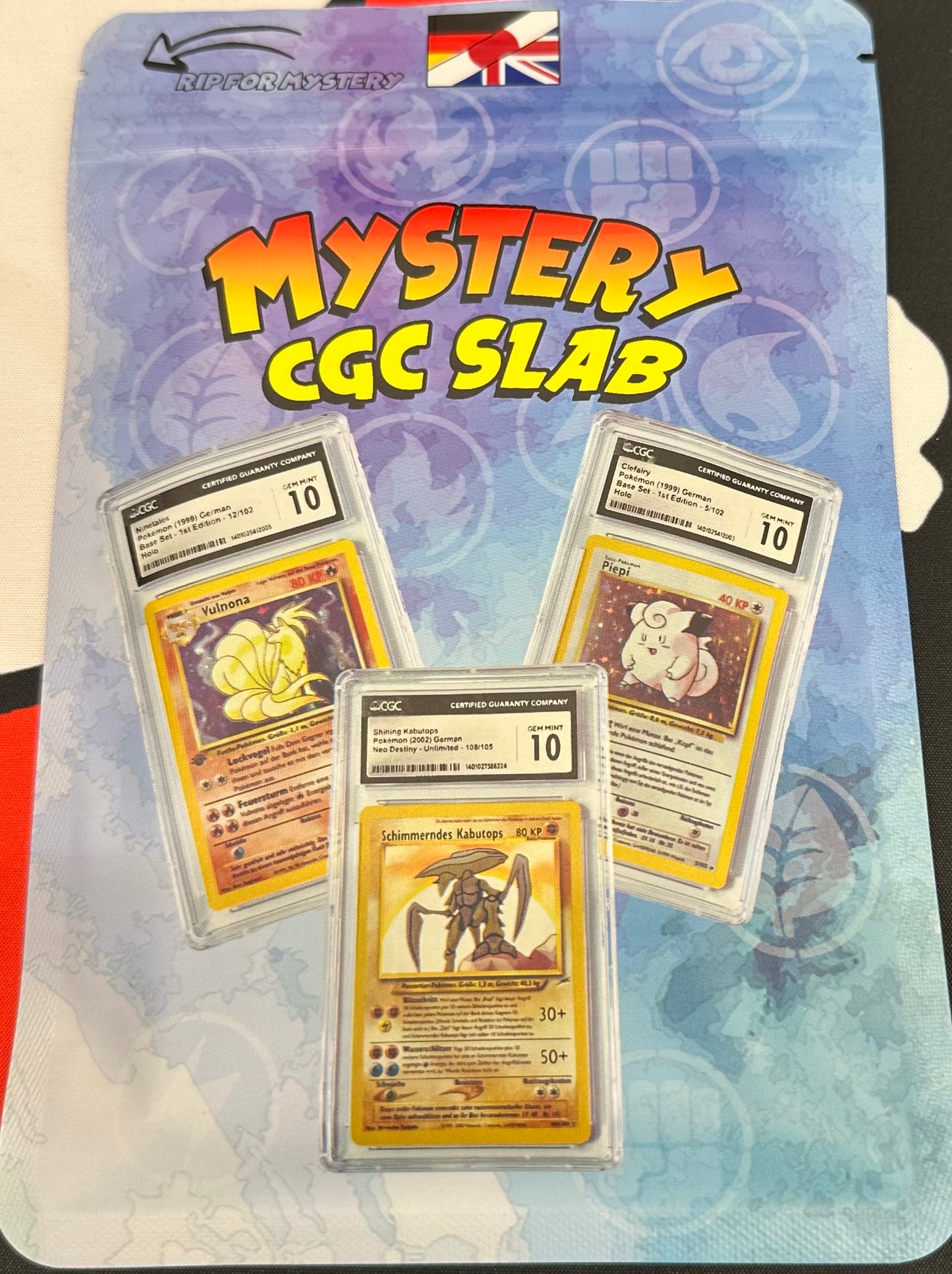 Pokémon CGC Karte Mystery SLAB