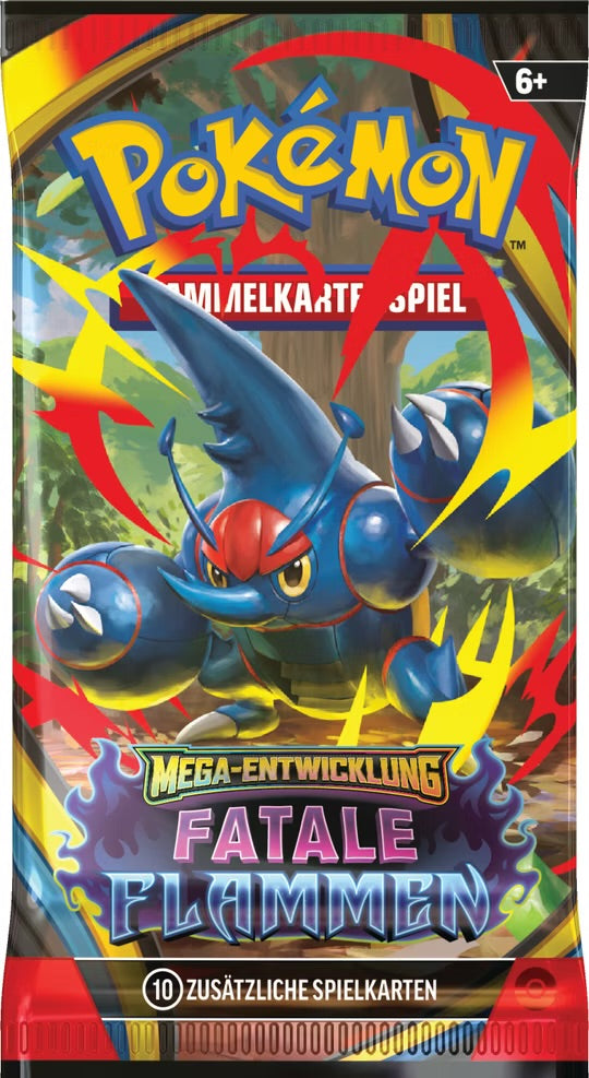 Pokémon ME02 Mega Entwicklung: Fatale Flammen Booster Display - DE