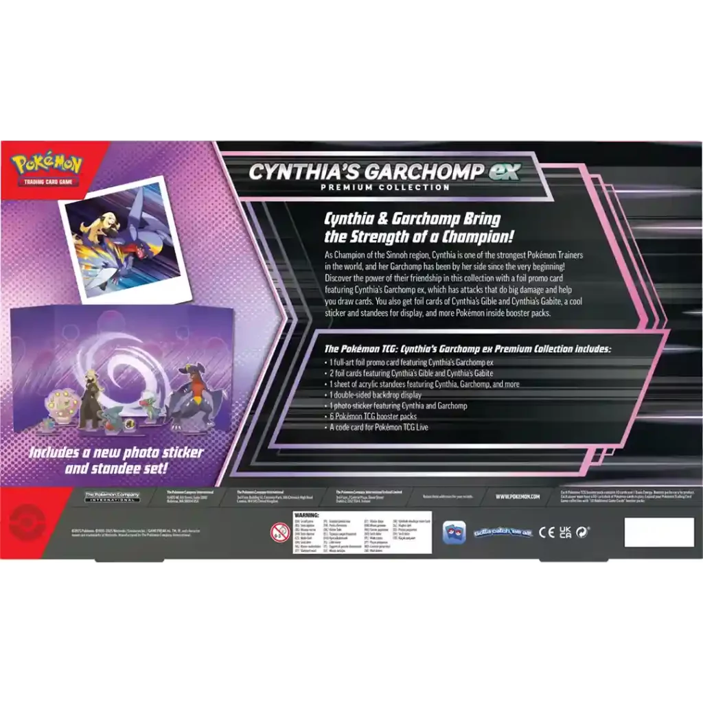 Pokémon CardGame Cynthias Garchomp EX - Premium Collection ENG