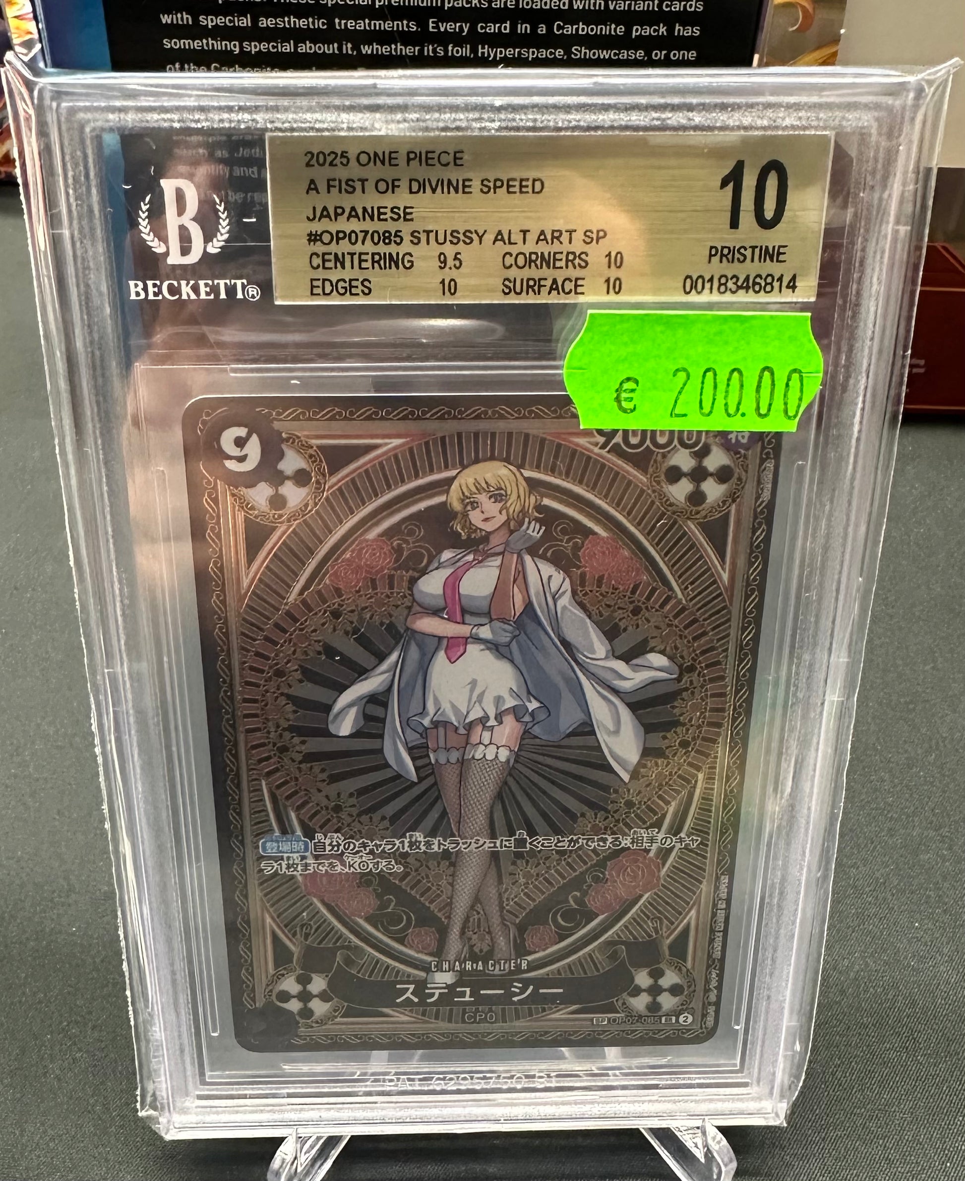 One Piece Card Game Stussy Alt Art SP - Beckett Pristine 10 - JP RocketCardStore One Piece Card Game Stussy Alt Art SP - Beckett Pristine 10 - JP RocketCardStore