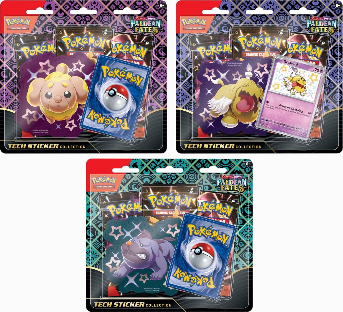 Pokémon CardGame: Paldean Fates (SV4.5) - Tech Sticker Blister ENG