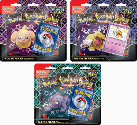 Pokémon CardGame: Paldean Fates (SV4.5) - Tech Sticker Blister ENG