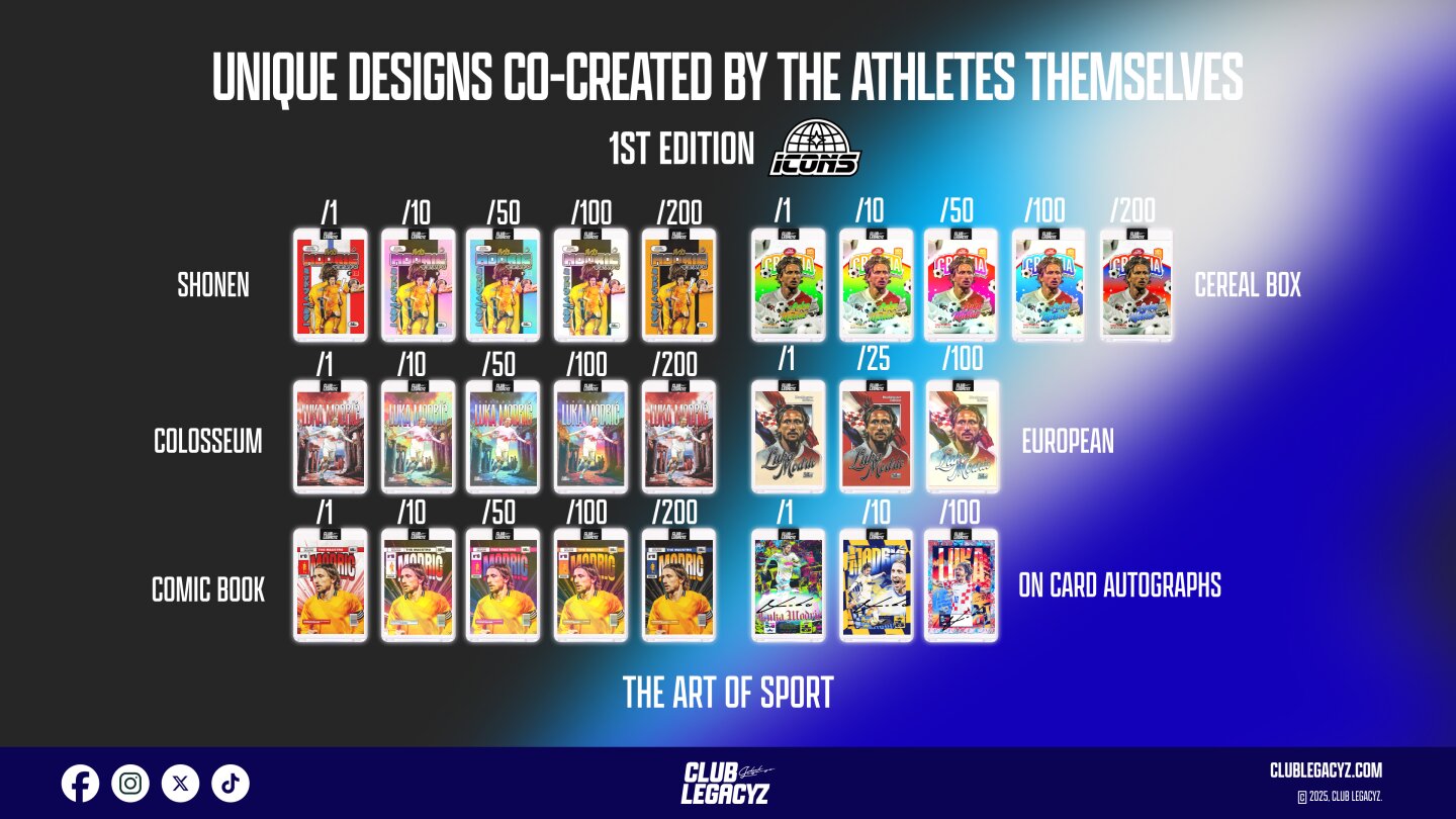 Club Legacyz ICONS 1st Edition Mystery Pack Limited Edition