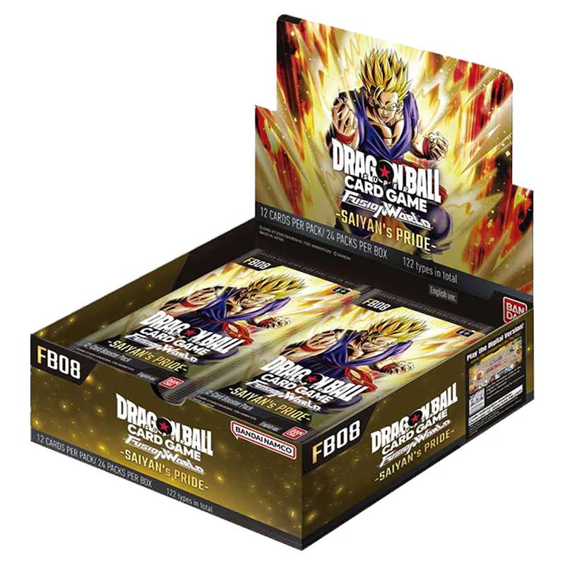 Dragon Ball Super Card Game - Fusion World - FB08 - Saiyan's Pride - Display - ENG (Vorbestellung - Release: 19.12.25)