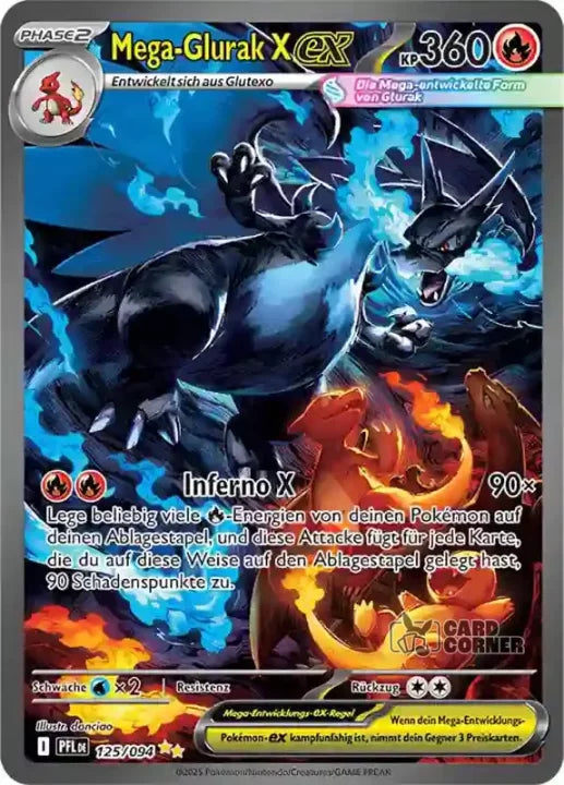 Pokémon ME02 Mega Entwicklung: Fatale Flammen Booster Display - DE