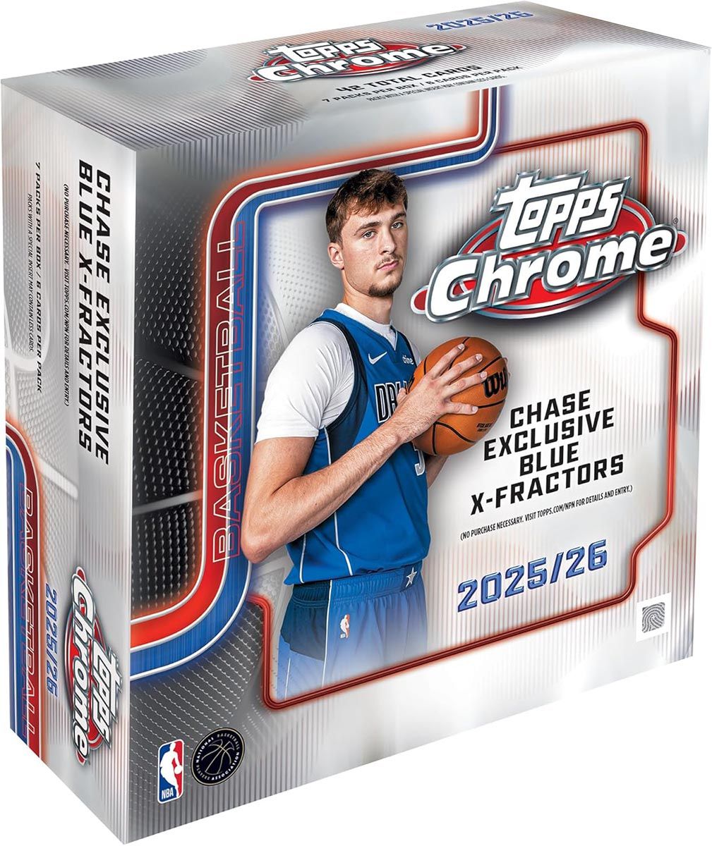 2025-26 Topps Chrome® Basketball - Mega Box