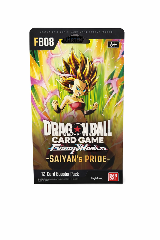 Dragon Ball Fusion World FB08 - Saiyan's Pride – SLEEVED Blister Booster - ENG