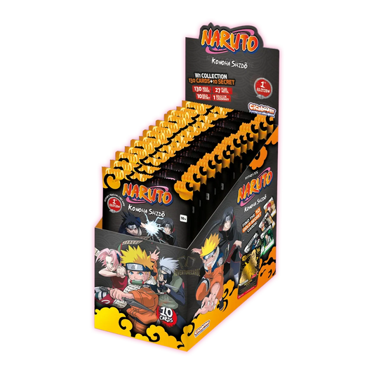 NARUTO MYTHOS CARD GAME - KONOHA SHIDŌ (FIRST EDITION) - DISPLAY - ENG