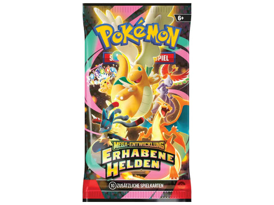 Pokémon Card Game Mega Entwicklung 2.5 Erhabene Helden Booster-Pack - DE