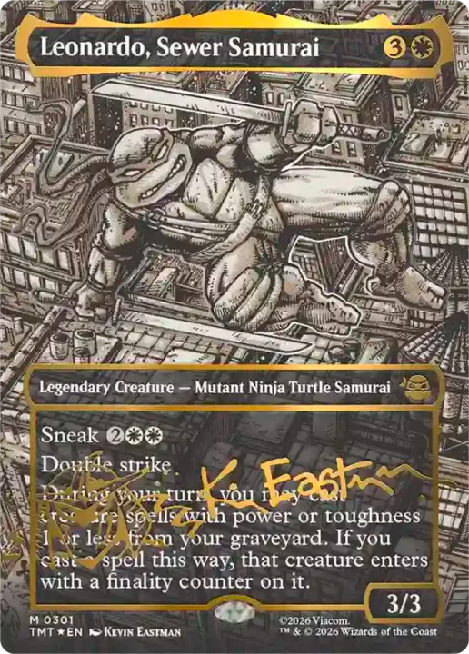 Magic The Gathering - Teenage Mutant Ninja Turtles - Play Display - ENG