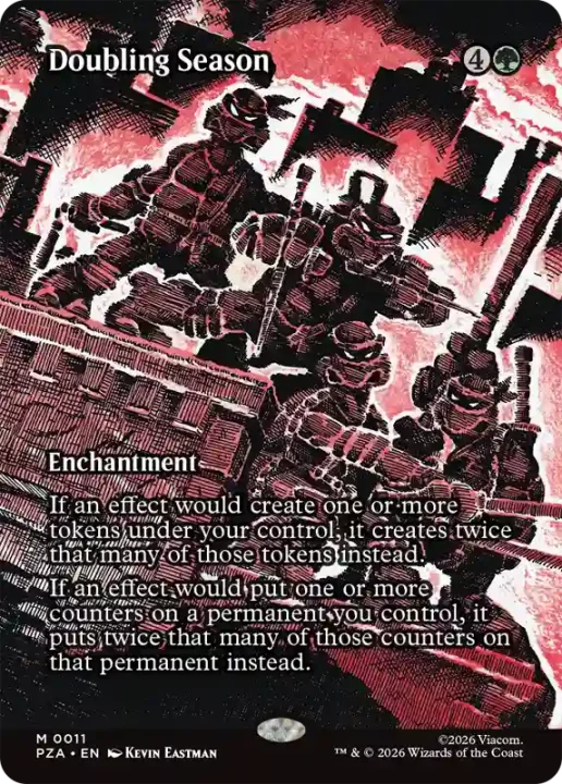 Magic The Gathering - Teenage Mutant Ninja Turtles - Play Display - ENG