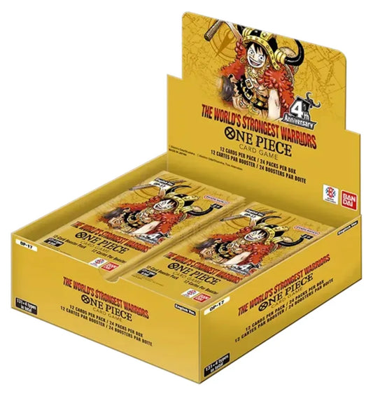 One Piece Card Game OP17 - The World's Strongest Warriors - Display ENG